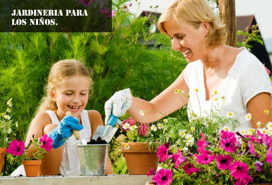 Jardinería para los niños y su seguridad en el jardín.
