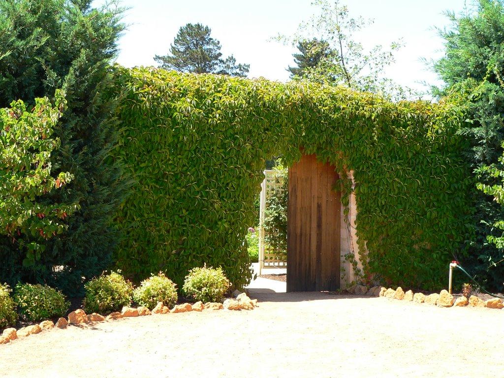 puerta de jardin