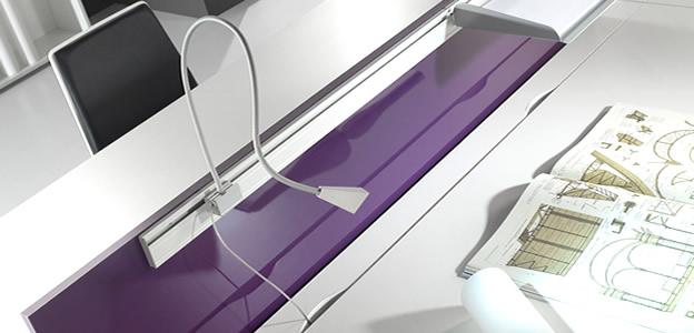 Detalle luz y pasacables