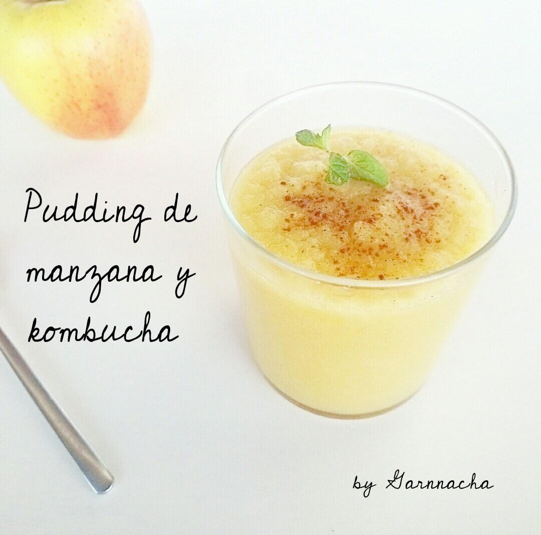 pudding manzana kombucha