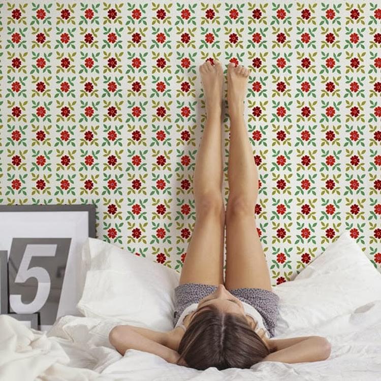 papelpintadoycenefa.com - papel pintado en dormitorio