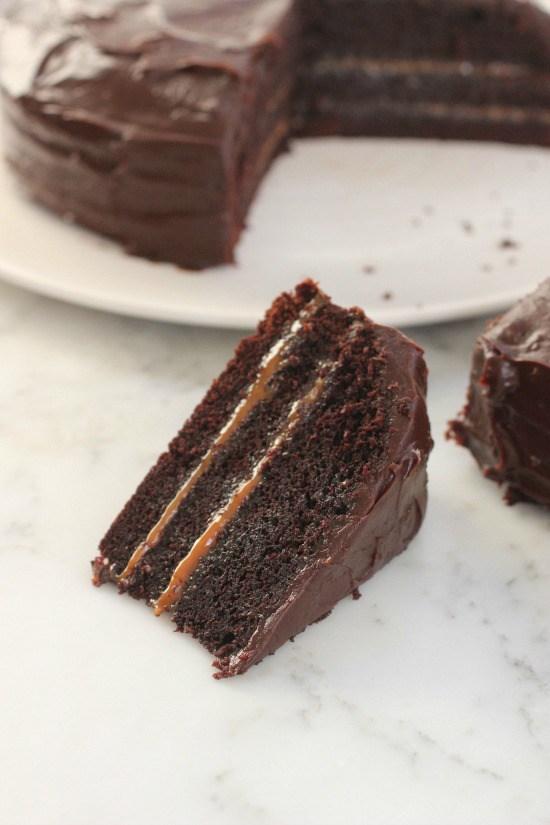 Torta doble chocolate y dulce de leche - Devils food