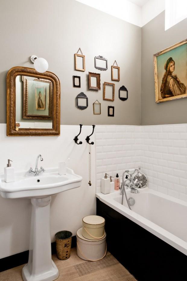 cuadros en el baño