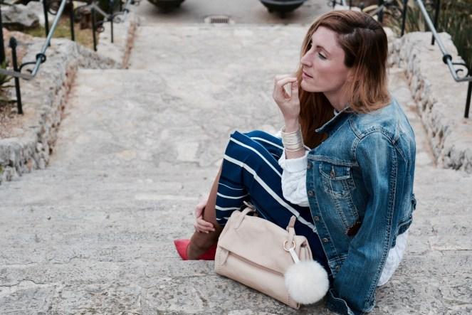 CULOTTES + DENIM + PINK SHOES PAULA CASIELLES
