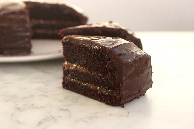 Torta doble chocolate y dulce de leche - Devils food