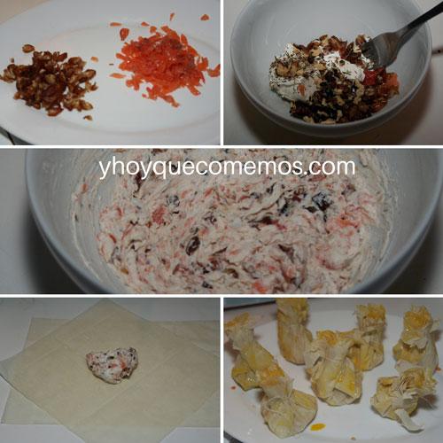 paso-a-paso-receta-de-taleguillas-o-saquitos-de-masa-filo-con-salmón