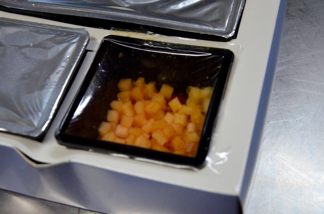 cocina con microondas coccion