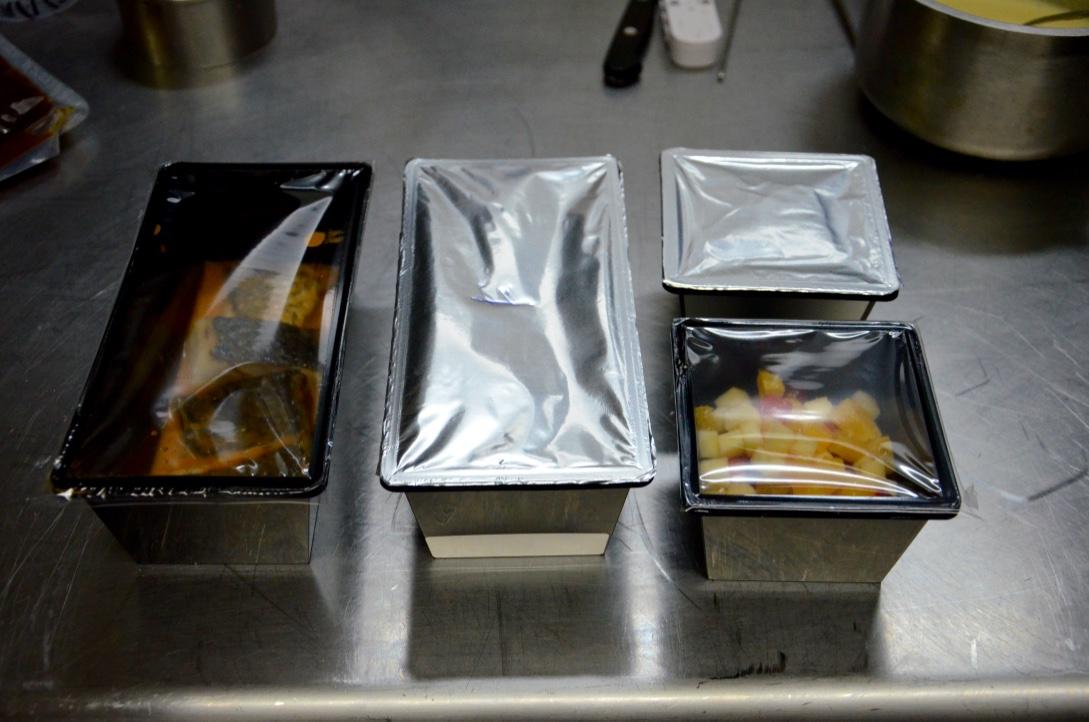 cocina con microondas termosalledo de los alimentos