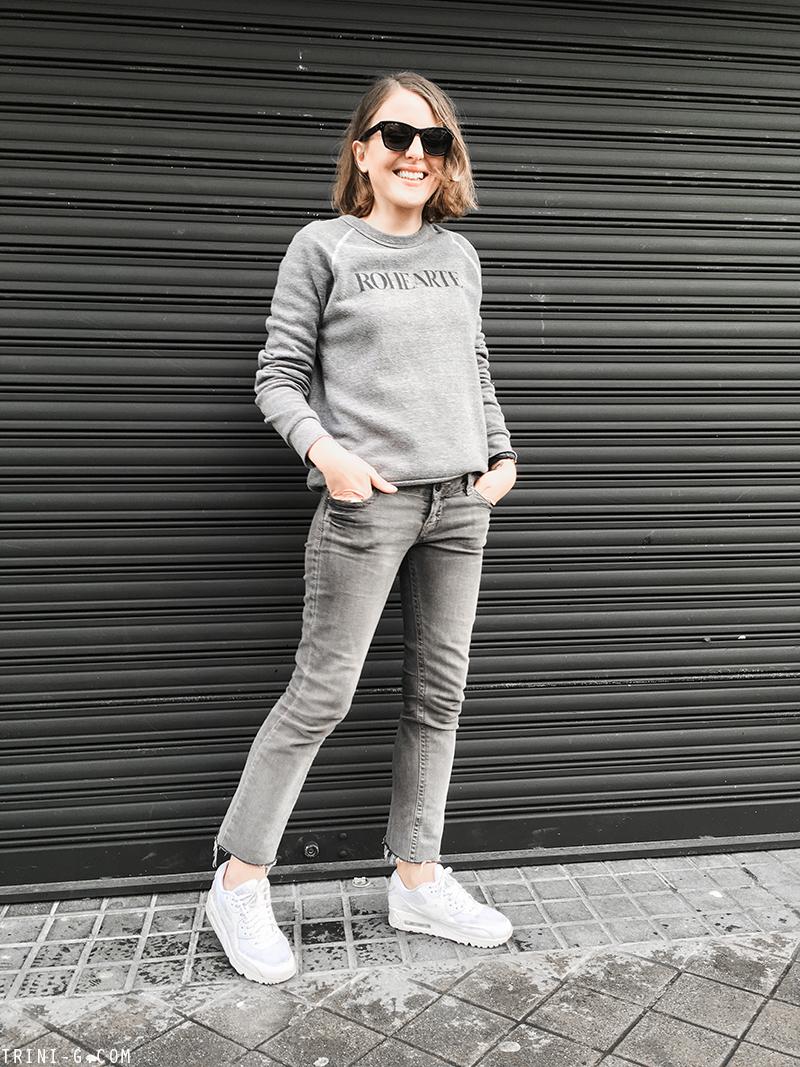 Trini | Rodarte sweatshirt Nike Air Max sneakers