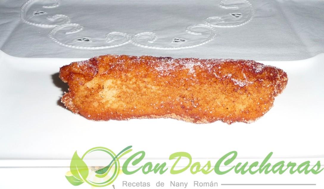 Torrijas enrolladas con chocolate