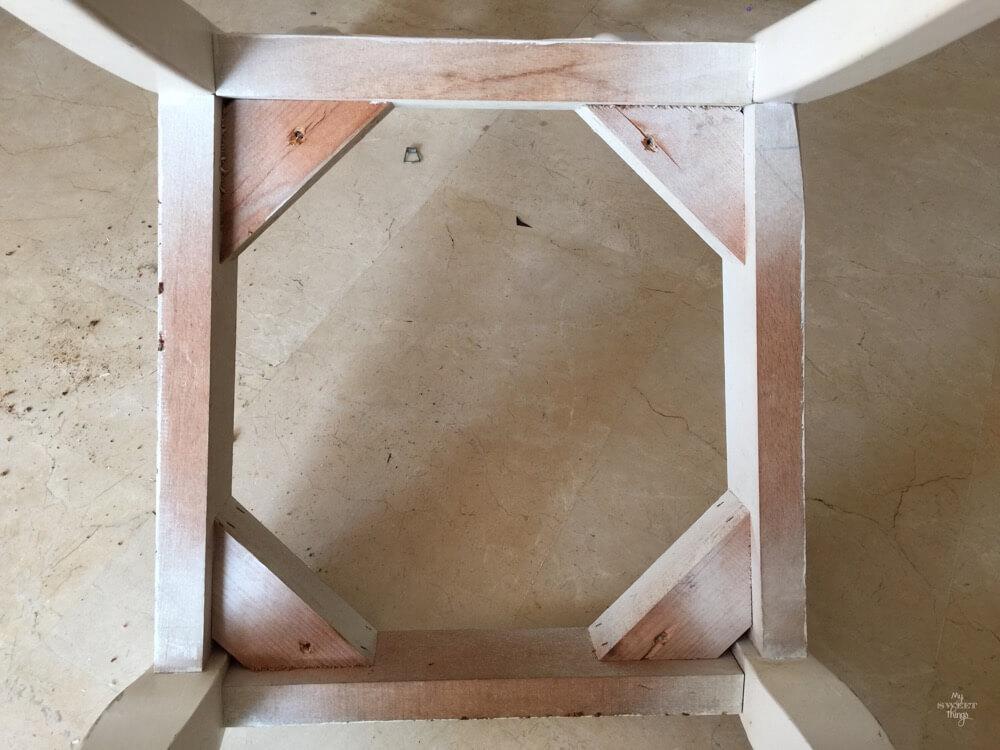 How a headboard and a chair ended up together - how to dismantle a chair
