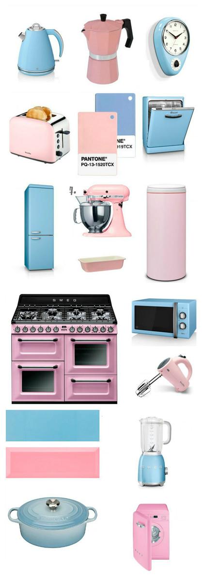 decorar con rosa cuarzo y azul serenity