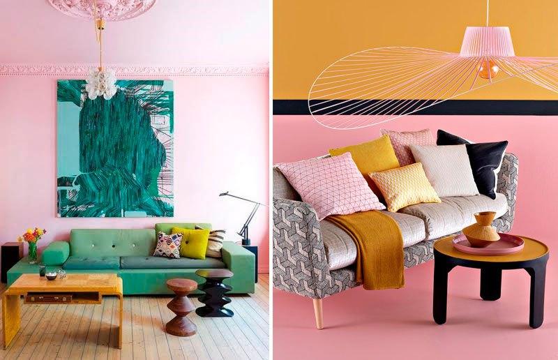 decorar con rosa cuarzo y azul serenity