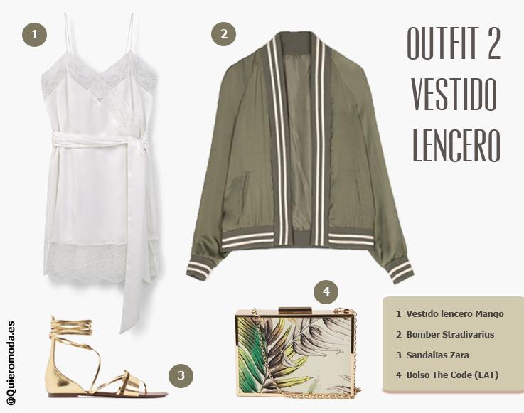 outfit vestido lencero