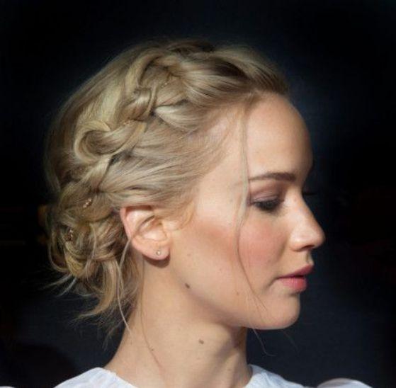 trenzado recogido peinados juveniles