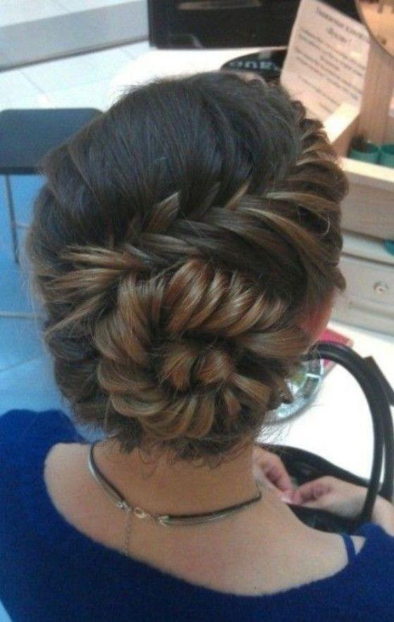 peinado recogido juvenil