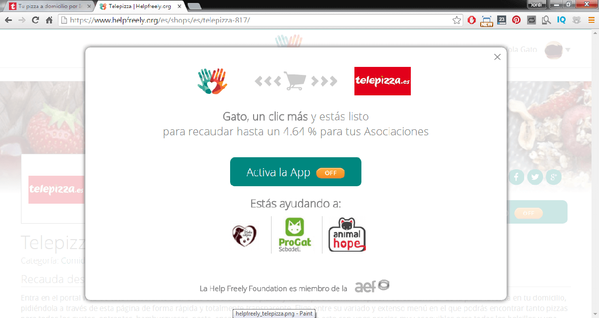 Activando la recaudación de Telepizza