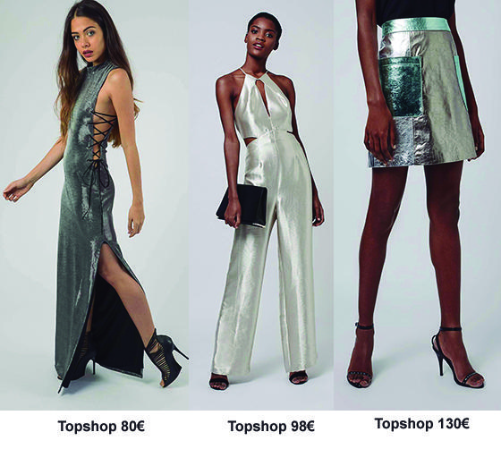 Tendencia, metálicos. Topshop