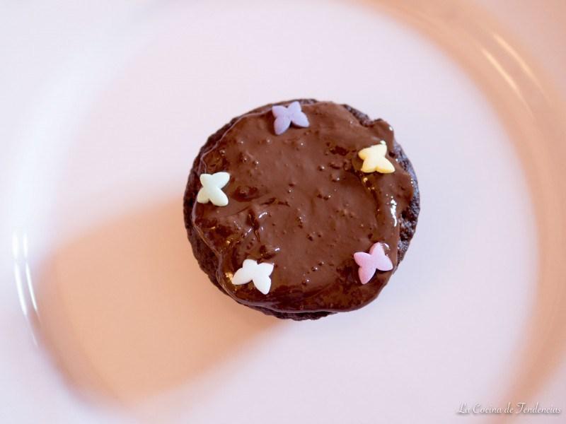 Magdalenas caseras con chocolate