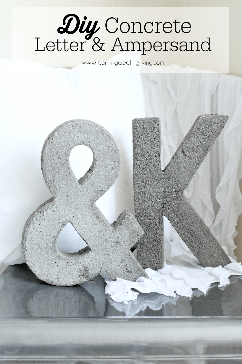 letras 3d de cemento