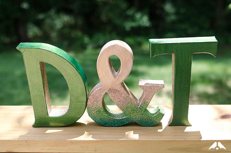 letras 3d con glitter