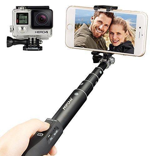 Nota: El Disparador de este Palo de Selfie sólo puede funcionar para móviles, para tomar fotos por Gopro u otras Cámara de Acción, por favor, utilice el disparador propio del Gopro u otras Cámara de Acción. Montaje por cargado de resortes Esta prim...