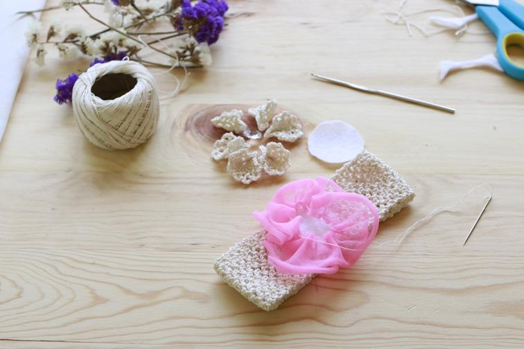 Cinta para bebés a crochet 11