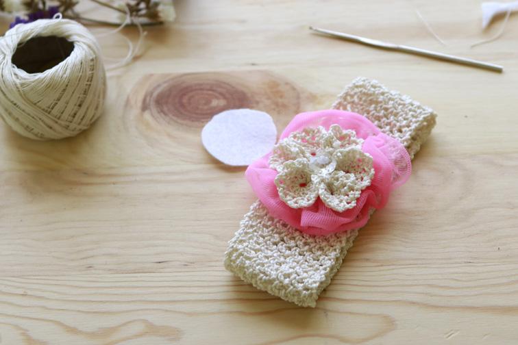 Cinta para bebés a crochet 15
