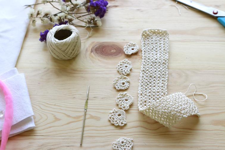 Cinta para bebés a crochet 3
