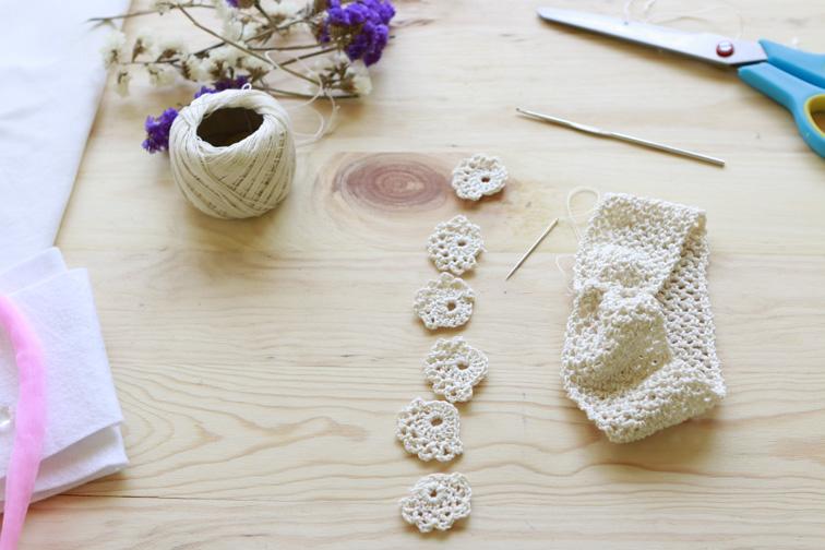 Cinta para bebés a crochet 5