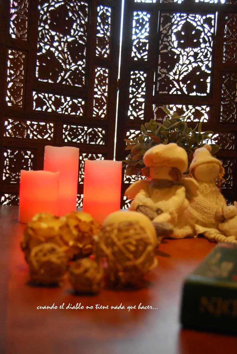 Detalle de las velas led