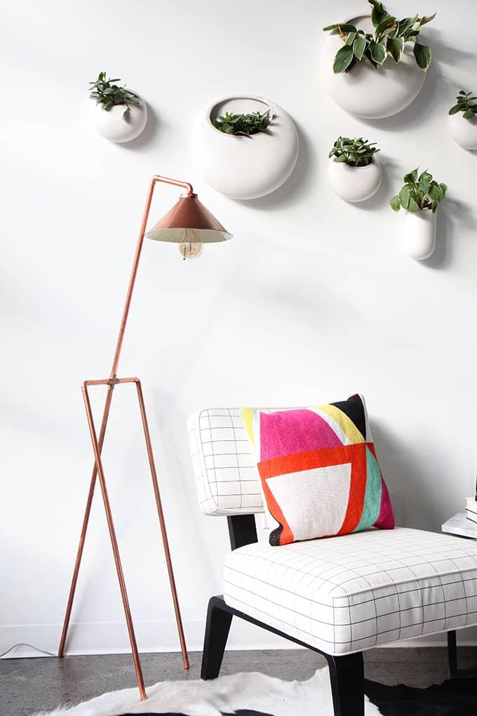 lampara de cobre DIY