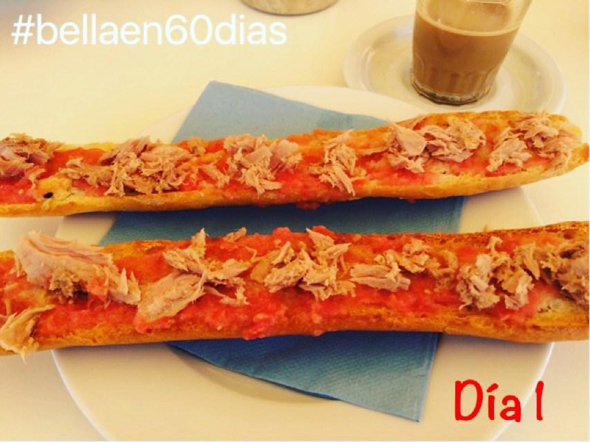 tostada de atun bella en 60 dias