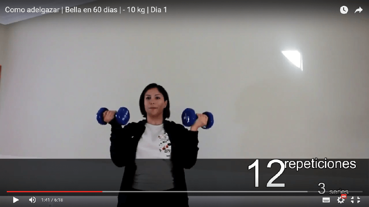 adelgazar con ejercicio bella en 60 dias