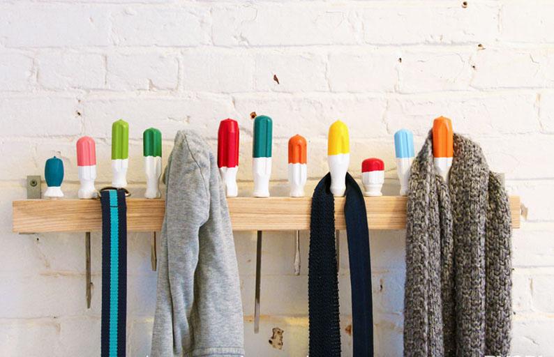 percheros originales DIY apertura