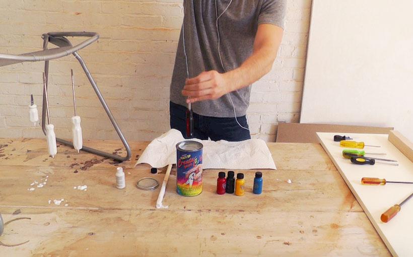 percheros originales DIY pintar mangos