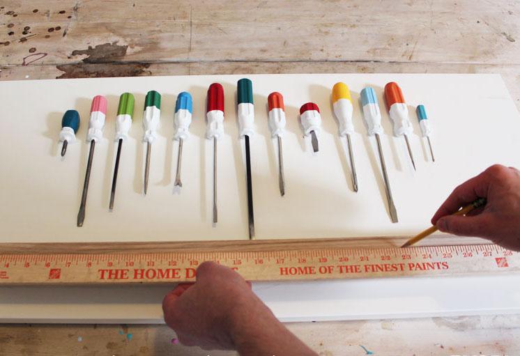 percheros originales DIY tomar medidas