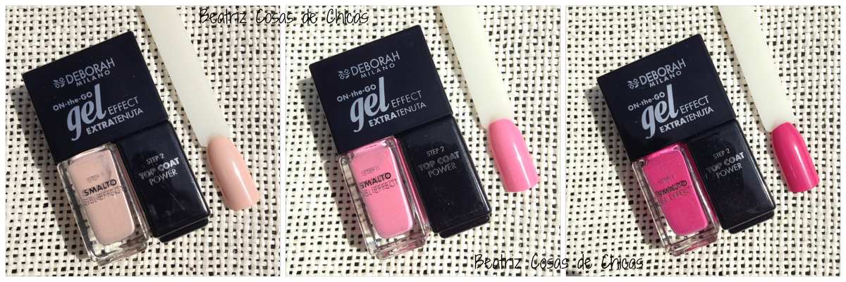 Deborah Milano 01, 03 y 04 Gel Effect