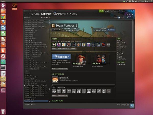Steam, una plataforma de videojuegos casi multiplataforma