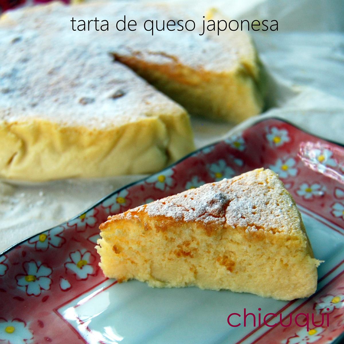 Receta de tarta de queso japonesa chicuqui.com