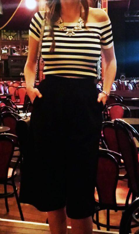 look pantalon culotte