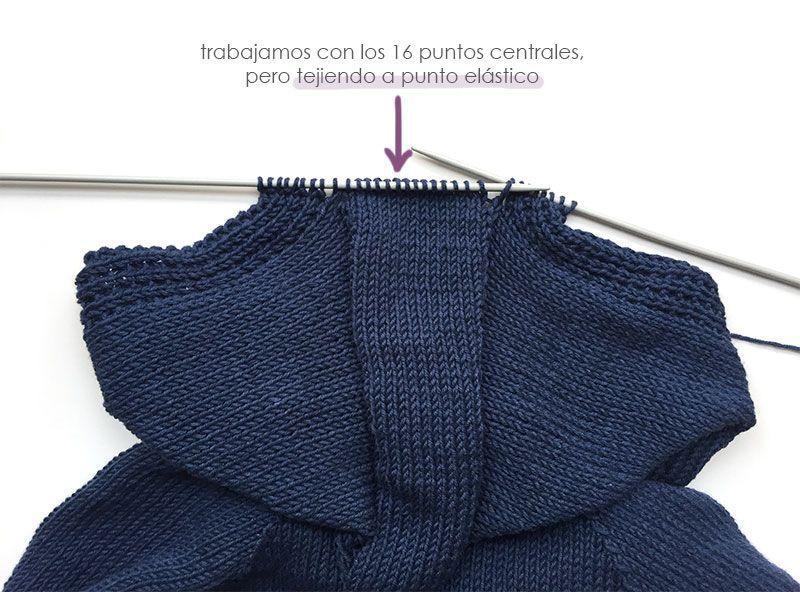Chaqueta de punto marinera DIY - Tutorial y patrón