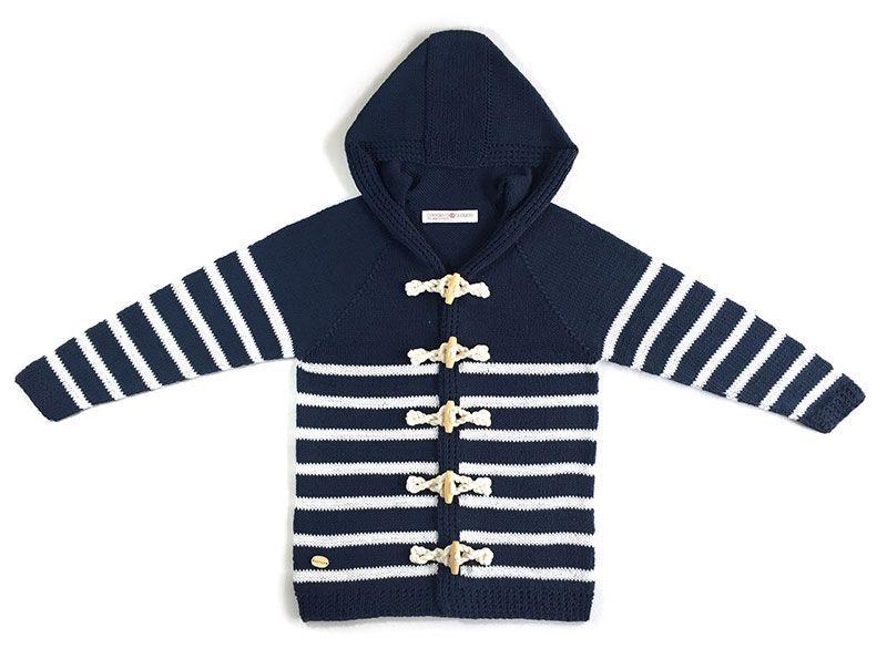 Chaqueta de punto marinera DIY - Tutorial y patrón