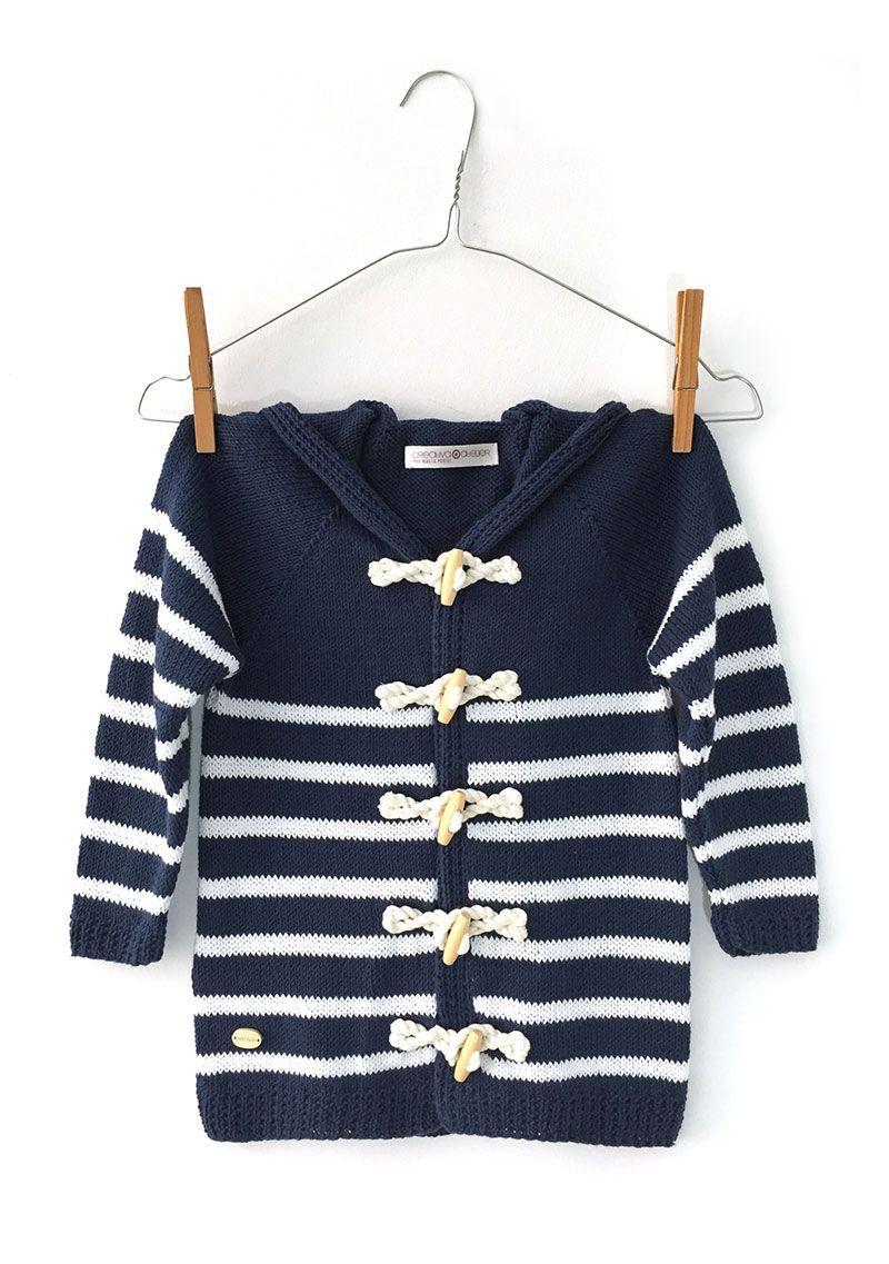 Chaqueta de punto marinera DIY - Tutorial y patrón