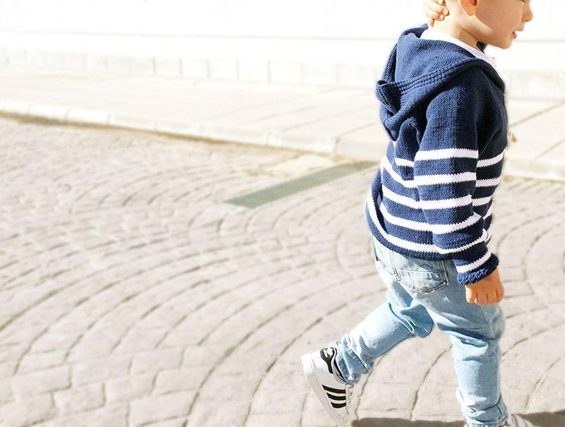 Chaqueta de punto marinera DIY - Tutorial y patrón