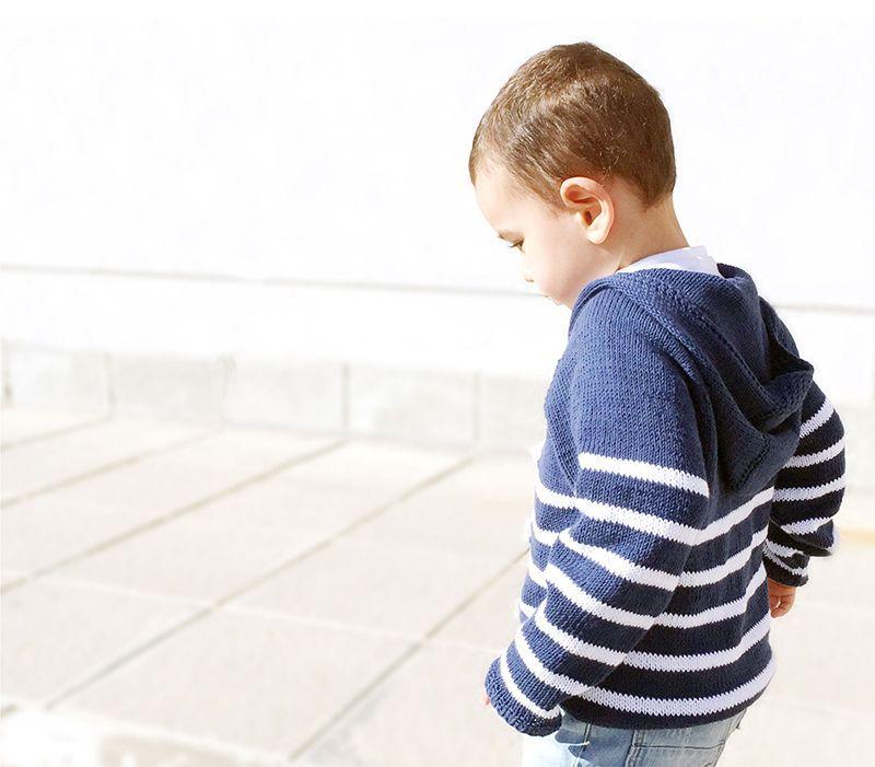 Chaqueta de punto marinera DIY - Tutorial y patrón