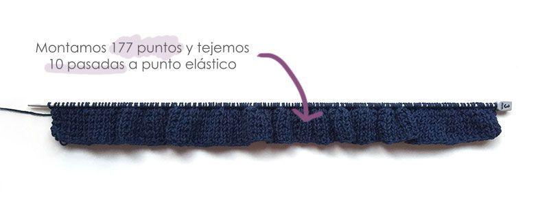 Chaqueta de punto marinera DIY - Tutorial y patrón