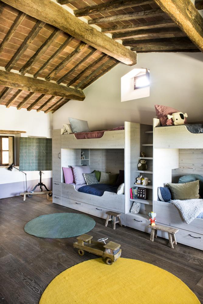 Espacio infantil de la villa en la Toscana