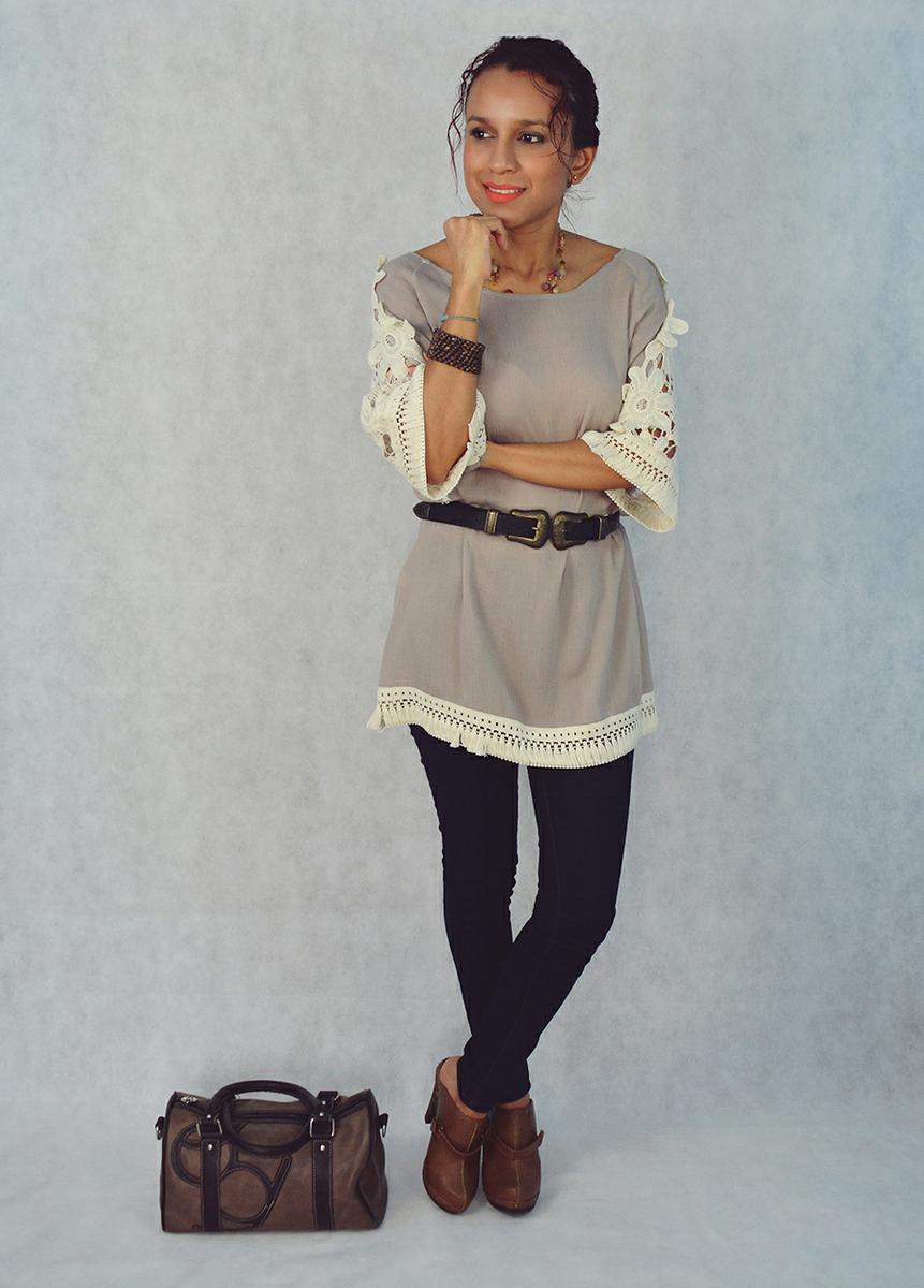 Look con vestido y vaquero 7