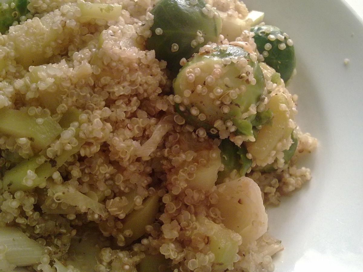 quinoa con verduras